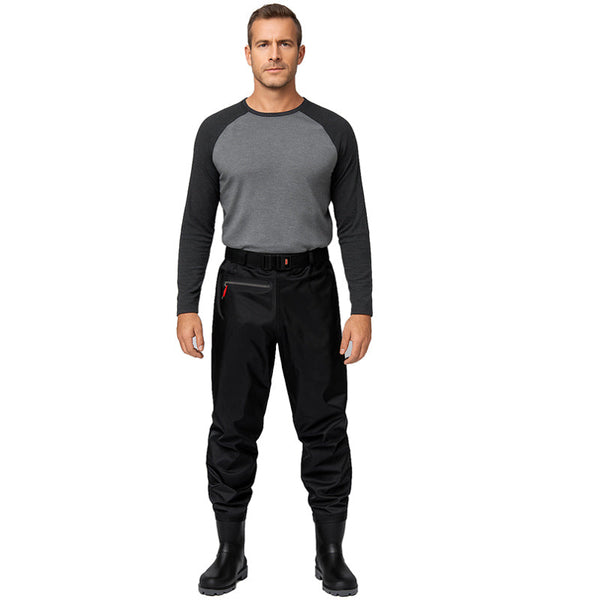 Fishing Waders for Men Waterproof Trousers with Boots